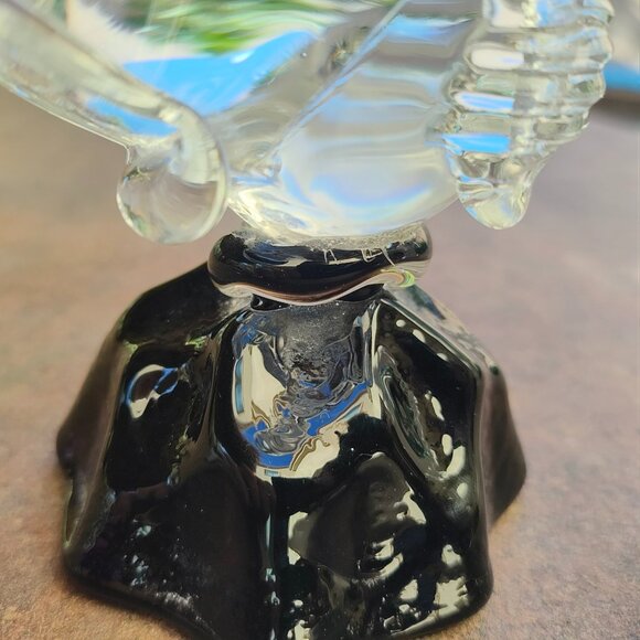 Icet Arte Murano Glass Fish Sculpture / Figurine on Black Base - See Description - Picture 10 of 13